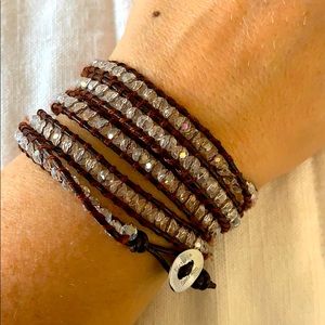 Victoria Emerson wrap bracelet crystal beads